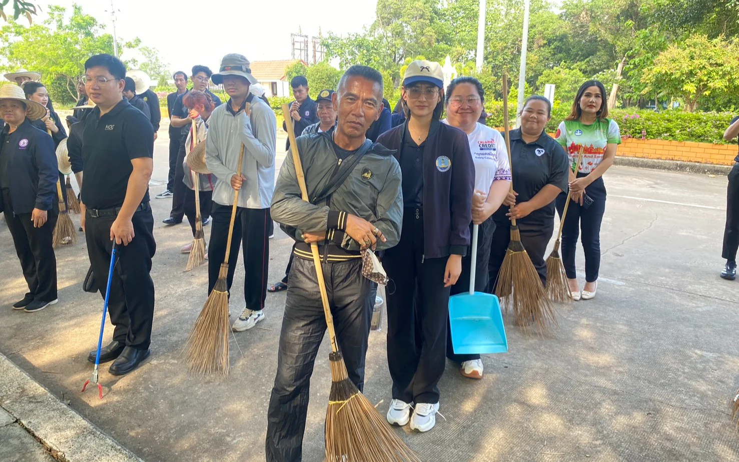 กิจกรรมทำความสะอาดและปรับปรุงภูมิทัศน์ศูนย์ราชการจังหวัดบึงกาฬ