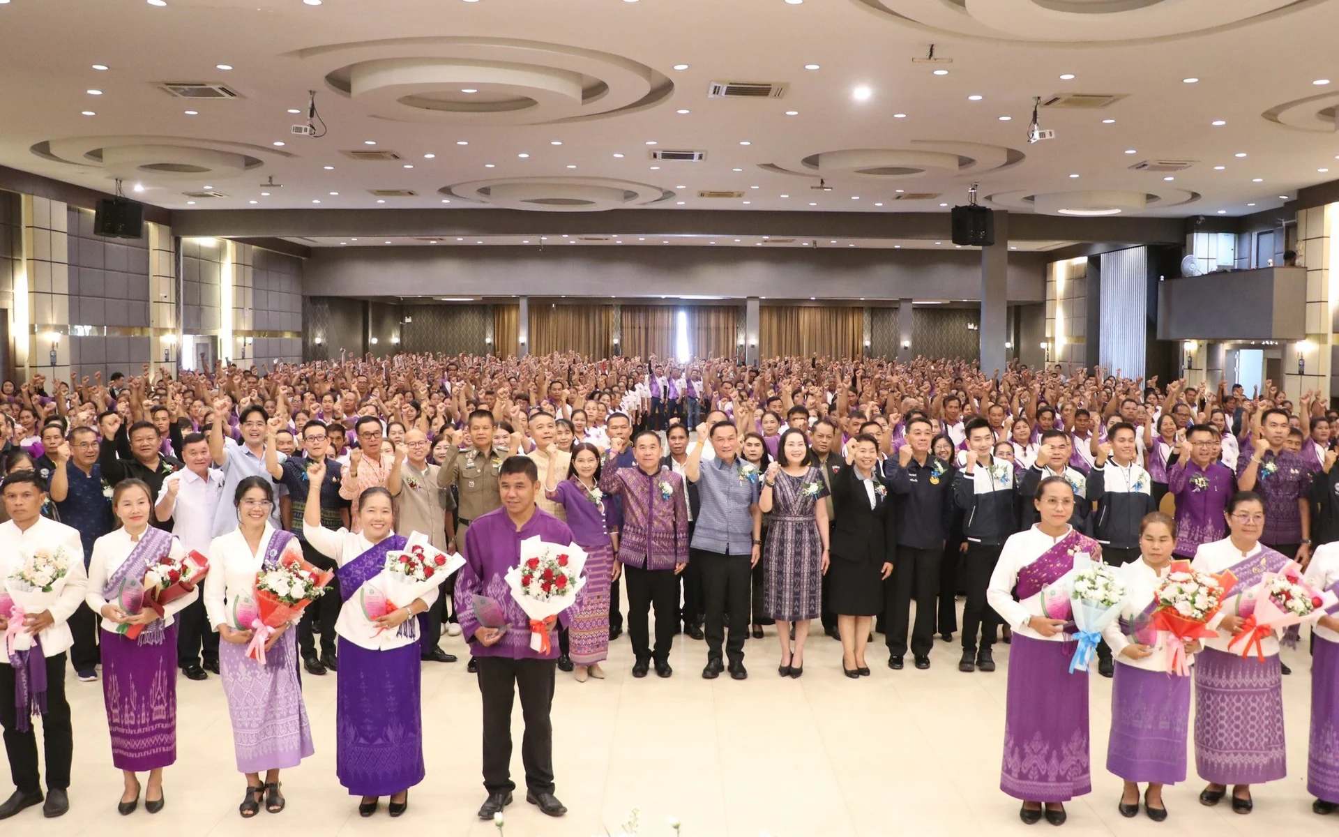 พิธีเปิดการอบรมฟื้นฟูความรู้เพื่อพัฒนาศักยภาพอาสาสมัครสาธารณสุขประจำหมู่บ้าน (อสม.) จังหวัดบึงกาฬ ประจำปี 2569